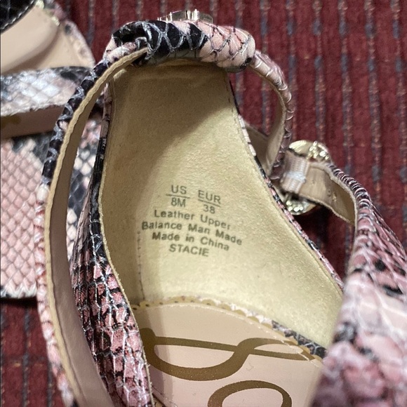 SAM EDELMAN “STACIE”‎ STRAPPY BLOCK HEELS - Picture 10 of 14